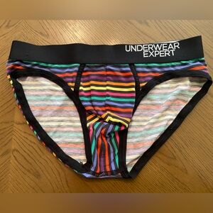 Underwear expert Colorful Striped Briefs